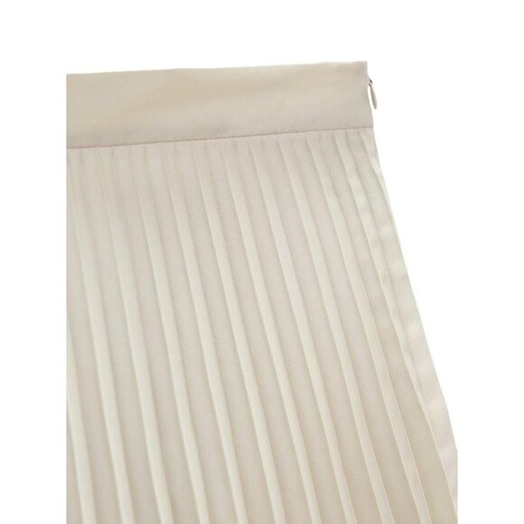 ZARA PLEATED SKIRT Ecru SIZE M | 4387/071 - Picture 4 of 5